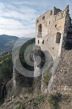 Ruins castle of Lietava