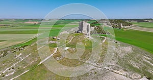 Ruins of castle of Mota del Marques, Spain