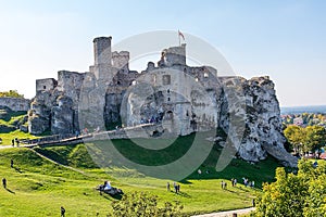 Ruins of castle Ogrodzieniec Poland