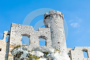 Ruins of castle Ogrodzieniec Poland