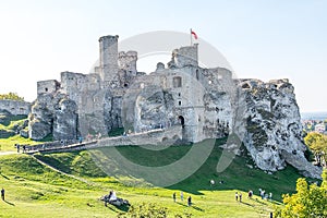 Ruins of castle Ogrodzieniec Poland