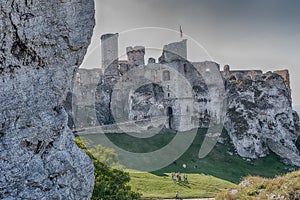 Ruins of castle Ogrodzieniec Poland