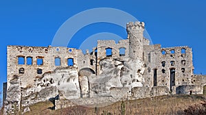 Ruins of castle Ogrodzieniec, Poland