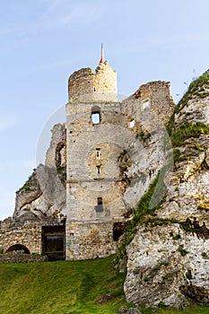 Ruins of the castle in Ogrodzieniec, Poland.