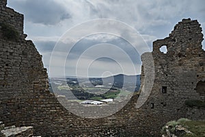 Ruins of castle Palafolls photo