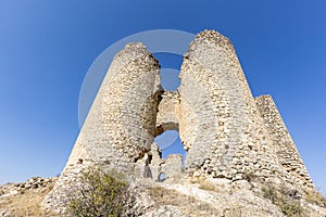 Ruins of the castle in Pelegrina village