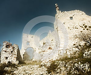 Ruins of castle plavecky hrad