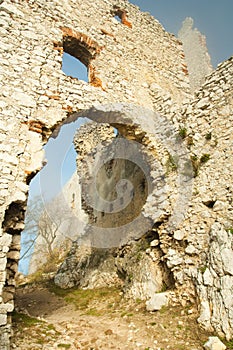 Ruins of castle plavecky hrad