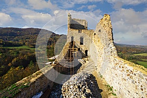 The ruins of the castle Reviste