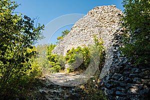 Ruins of castle in Swabian Alb