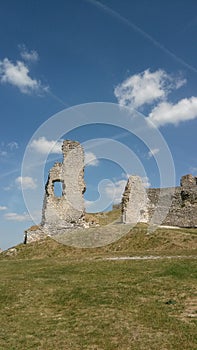 Ruins of castle in West Slovakia