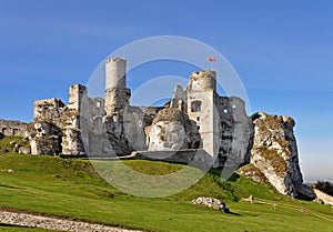 Ruins of the Castle Zamek Ogrodzieniec, Poland