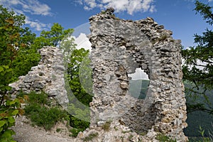 Ruins of castle Zniev, Slovakia