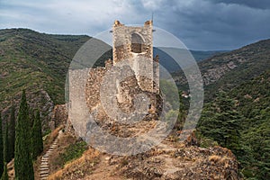 Ruins of a Cathar castle