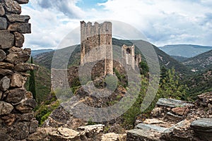 Ruins of a Cathar castle