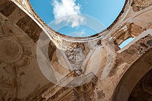 Ruins of Cathedral of San Jose in Antigua Guatemala