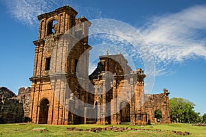 Ruins of Cathedral of Sao Miguel das Missoes photo