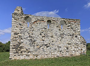 The ruins of a catholic church