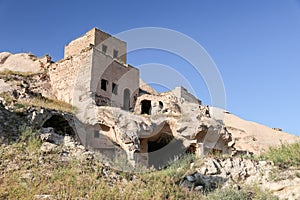 Ruins in Cavusin Village, Cappadocia