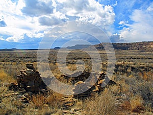 Ruins at Chaco Canyon National Historical Park photo