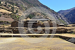 Ruins of Chavin de Huantar, in Huascaran National Park, Peru photo