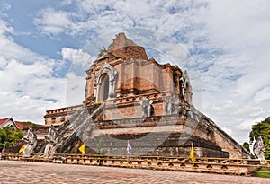The Ruins of Chedi Luang Stupa