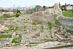 The ruins of Chersonesos