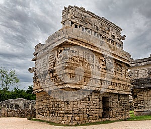 Ruins of Chichen Itza pre-Columbian Mayan city. Mexico