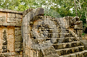 Ruins of Chichen Itza pre-Columbian Mayan city. Mexico