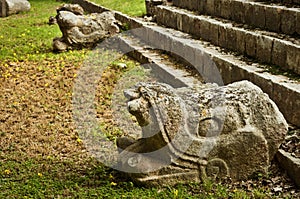 Ruins of Chichen Itza pre-Columbian Mayan city. Mexico