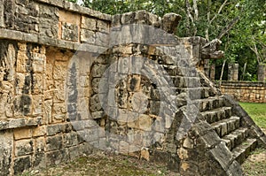 Ruins of Chichen Itza pre-Columbian Mayan city. Mexico