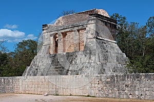 Ruins on chichen itza Yucatan Mexico
