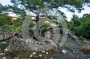 Ruins in Chimera near Cirali Turkey