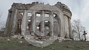 Ruins of the Church of the Holy Trinity in the village of Fifth Mountain