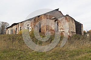 Ruins of the Church of the Nativity of the Blessed Virgin on Spassky Kokshengsky Pogost of Tarnogsky District