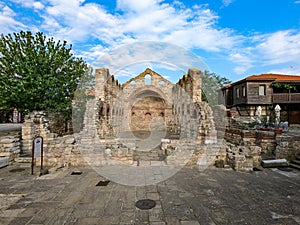 Ruins of The Church of Saint Sofia, Nessebar, Bulgaria