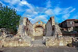 Ruins of The Church of Saint Sofia, Nessebar, Bulgaria