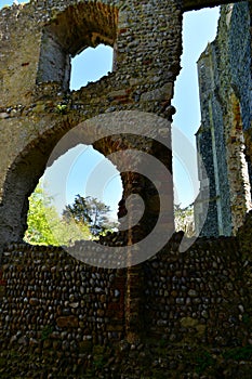 Ruins Church St Andrew, Walberswick UK,