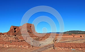 ruins, church at Pecos
