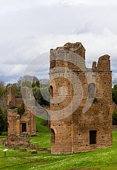 Ruins of the Circus of Maxentius in Rome