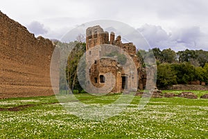 Ruins of the Circus of Maxentius in Rome photo