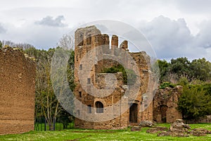 Ruins of the Circus of Maxentius in Rome photo