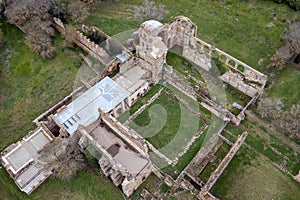 Ruins of the Cistercian monastery of Santa Maria de Moreruela, Zamora Spain photo