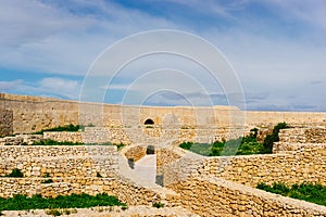 Ruins of Citadel in Victoria, Gozo