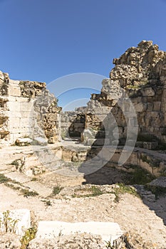 Ruins of City Salamis in Fama , Cyprus.