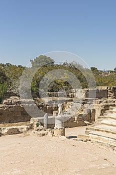 Ruins of City Salamis in Fama , Cyprus.