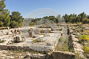 Ruins of City Salamis in Fama , Cyprus.