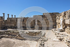 Ruins of City Salamis in Fama , Cyprus.