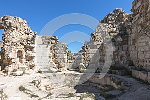 Ruins of City Salamis in Fama , Cyprus.