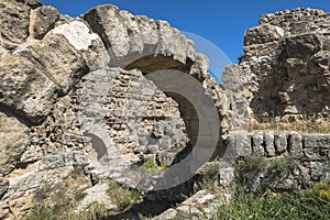 Ruins of City Salamis in Fama , Cyprus.